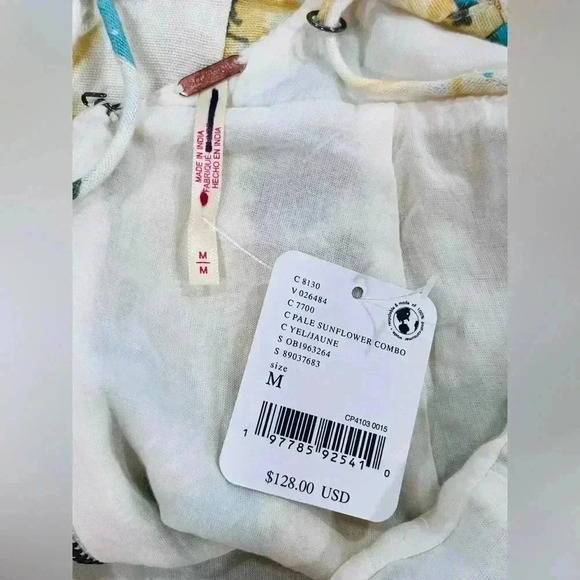 Free People Altura Printed Mini Dress Size Medium NWT $128 - Picture 8 of 16